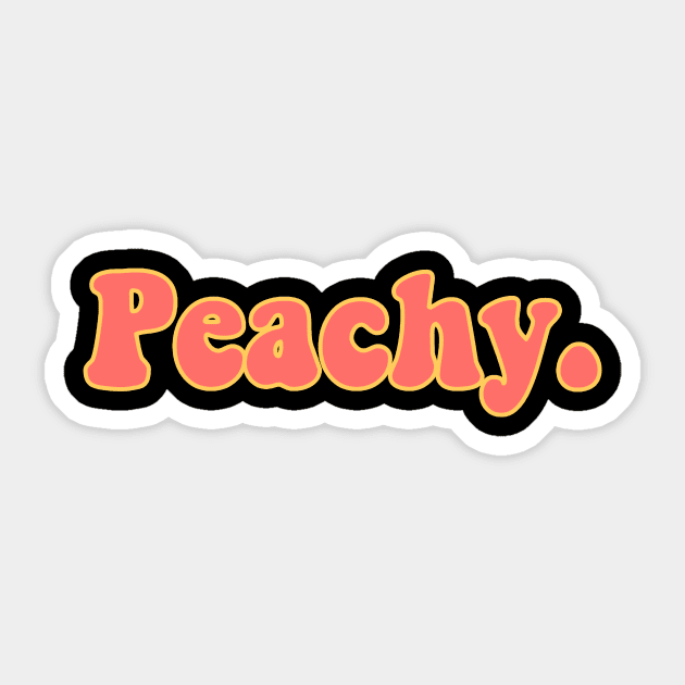 peachy Sticker by nostalgia